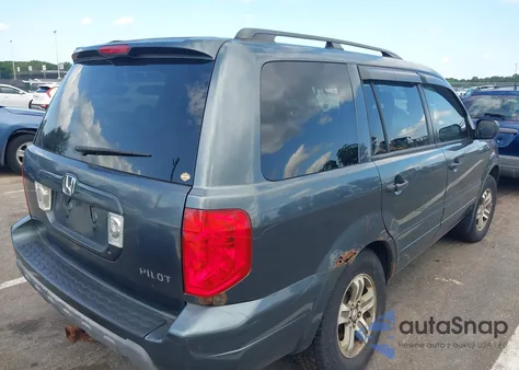 2005 Honda Pilot Ex-L from USA, damaged, VIN 5FNYF18595B036172